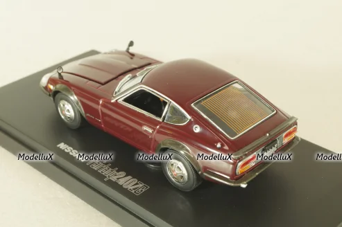 Nissan Fairlady 240 ZG 1971, maroon, 03162MM, Kyosho 1:43