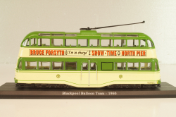 Blackpool Balloon Tram 1960, green/beige, 4648101, Atlas 1:87