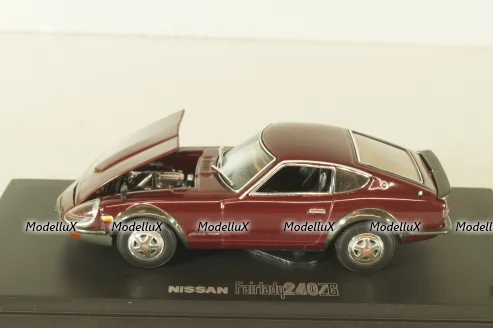 Nissan Fairlady 240 ZG 1971, maroon, 03162MM, Kyosho 1:43