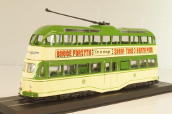 Blackpool Balloon Tram 1960, green/beige, 4648101, Atlas 1:87