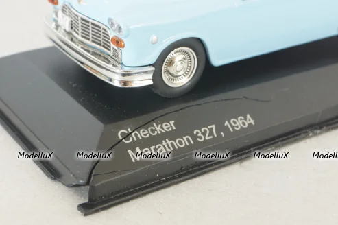Checker Marathon 327 1964, blue, Whitebox 1:43