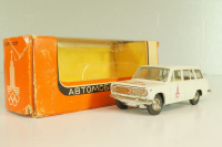 Ваз-2102 А11, бело-серый, Олимпиада 80,  апрель 19..г., Тантал/Радон 1:43