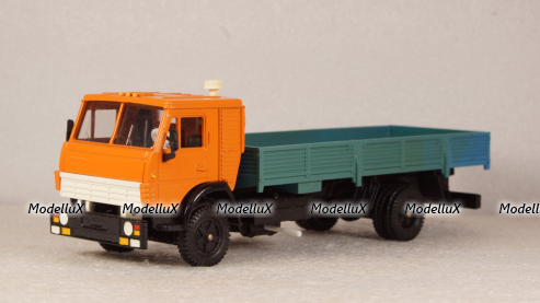 Камаз 5325 бортовой оранжевый/синий, Арек 1:43 