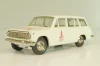 Ваз-2102 А11, бело-серый, Олимпиада 80,  апрель 19..г., Тантал/Радон 1:43