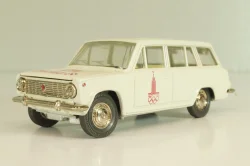 Ваз-2102 А11, бело-серый, Олимпиада 80,  апрель 19..г., Тантал/Радон 1:43