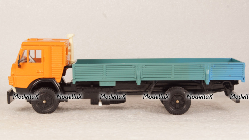Камаз 5325 бортовой оранжевый/синий, Арек 1:43 