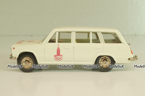 Ваз-2102 А11, бело-серый, Олимпиада 80,  апрель 19..г., Тантал/Радон 1:43