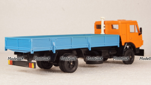 Камаз 5325 бортовой оранжевый/синий, Арек 1:43 