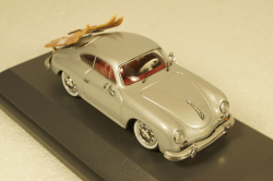 Porsche 356 A Wasserski silver, Schuco 1:43