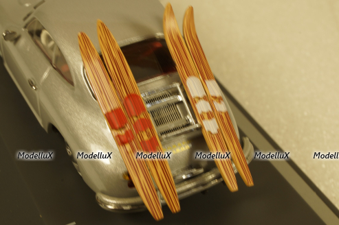 Porsche 356 A Wasserski silver, Schuco 1:43