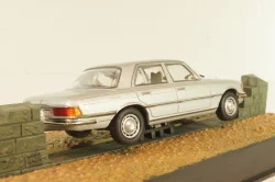 Mercedes-Benz 450 SEL (W116) 1974, from movie "For your eyes only" 1981, silver, James Bond Modellauto Collection #120, Altaya 1:43