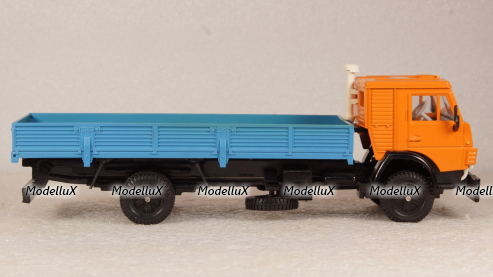 Камаз 5325 бортовой оранжевый/синий, Арек 1:43 