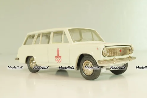 Ваз-2102 А11, бело-серый, Олимпиада 80,  апрель 19..г., Тантал/Радон 1:43