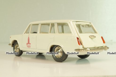 Ваз-2102 А11, бело-серый, Олимпиада 80,  апрель 19..г., Тантал/Радон 1:43
