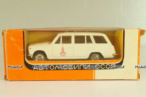 Ваз-2102 А11, кремовый, Олимпиада 80, Тантал/Радон 1:43