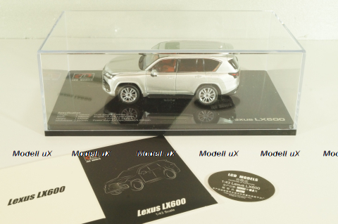 Lexus LX600 2022, silver, LCD43013SI, LCD 1:43