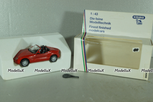 BMW Z1 Roadster 1988, red, 1160, Schabak 1:43