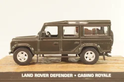 Land Rover Defender 110 from movie "Casino Royale" 2006, grey, James Bond Modellauto Collection #85, Altaya 1:43