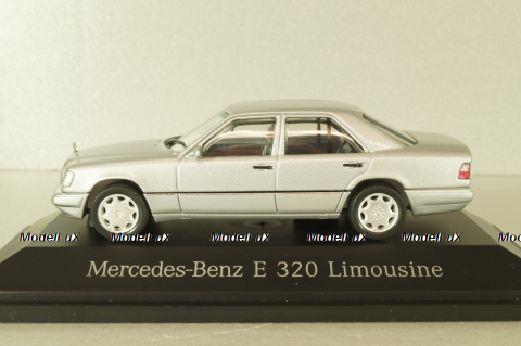 Mercedes-Benz E 320 limousine  (W124), silver, 070072, Herpa 1:43