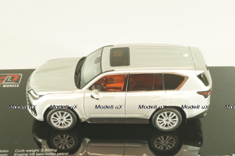Lexus LX600 2022, silver, LCD43013SI, LCD 1:43
