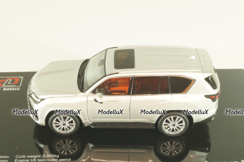Lexus LX600 2022, silver, LCD43013SI, LCD 1:43