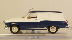 Газ-21 грузовой фургон сине/белый, Алник43 1:43