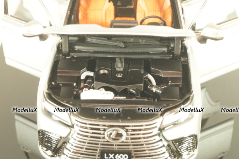 Lexus LX600 2022, silver, LCD43013SI, LCD 1:43