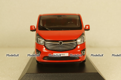 Opel Vivaro B Van, Magma red, 2015, iScale 1:43