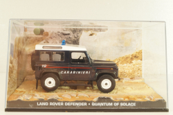 Land Rover Defender 90 Carabinieri from movie "Quantum of solace" 2008, blue, James Bond Modellauto Collection #65, Altaya 1:43
