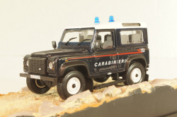 Land Rover Defender 90 Carabinieri from movie "Quantum of solace" 2008, blue, James Bond Modellauto Collection #65, Altaya 1:43