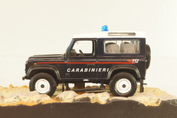 Land Rover Defender 90 Carabinieri from movie "Quantum of solace" 2008, blue, James Bond Modellauto Collection #65, Altaya 1:43