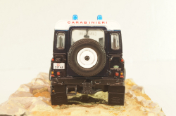 Land Rover Defender 90 Carabinieri from movie "Quantum of solace" 2008, blue, James Bond Modellauto Collection #65, Altaya 1:43