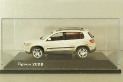 Volkswagen Tiguan 2007, white (dirty version), Schuco 1:43