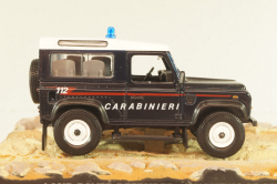 Land Rover Defender 90 Carabinieri from movie "Quantum of solace" 2008, blue, James Bond Modellauto Collection #65, Altaya 1:43