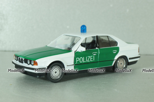 BMW 535i Polizei (E34) 1987, white/green, 1153, Shabak 1:43