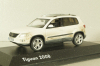 Volkswagen Tiguan 2007, white (dirty version), Schuco 1:43