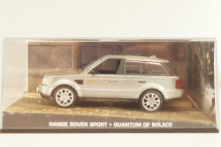 Range Rover Sport from movie "Quantum of solace" 2008, silver, James Bond Modellauto Collection #79, Altaya 1:43 С Журналом!