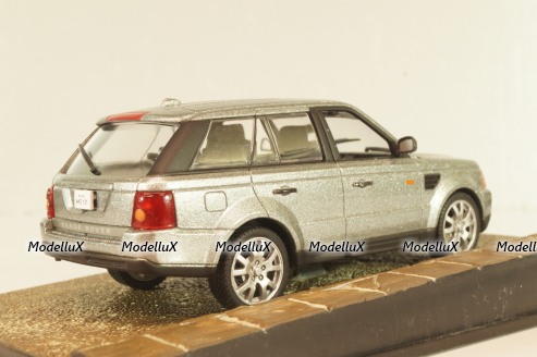 Range Rover Sport from movie "Quantum of solace" 2008, silver, James Bond Modellauto Collection #79, Altaya 1:43 С Журналом!