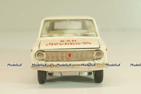 Ваз-2102 А11, кремовый, Олимпиада 80, январь 19.г., Тантал/Радон 1:43
