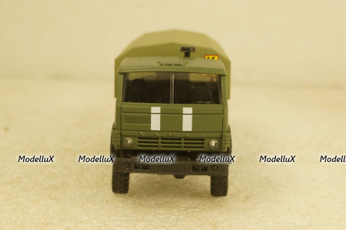 Камаз-43101-010 бортовой с тентом, военный Украина, Herpa 1:87