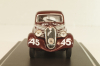 Fiat 508 Balilla Berlinetta #45 Mille Miglia 1936, brown, Hachette 1:43