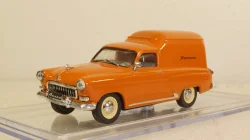 Газ-М21 грузовой фургон холодильник оранжевый, Алник43 1:43