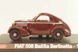 Fiat 508 Balilla Berlinetta #45 Mille Miglia 1936, brown, Hachette 1:43