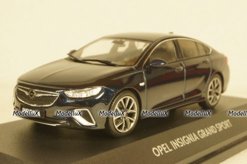 Opel Insignia Grand Sport, deepsea blue, 2017, iScale 1:43