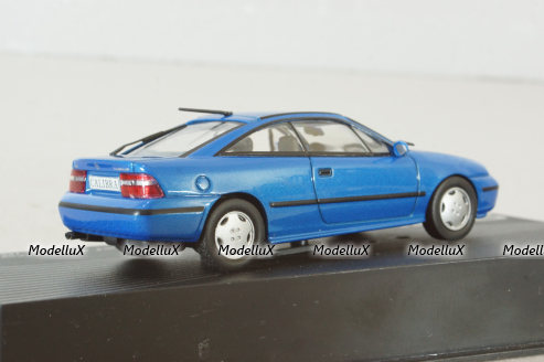Opel Calibra V6 1993, blue metallic, OPC016, Opel Collection #16 1:43 Уценка!