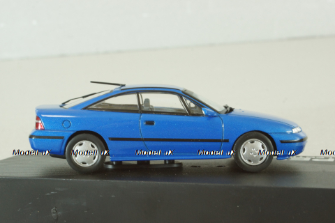 Opel Calibra V6 1993, blue metallic, OPC016, Opel Collection #16 1:43 Уценка!