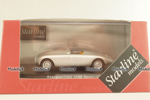 Stanguellini 1100 Sport 1948 Ala d'Oro, silver, 540131, Starline 1:43