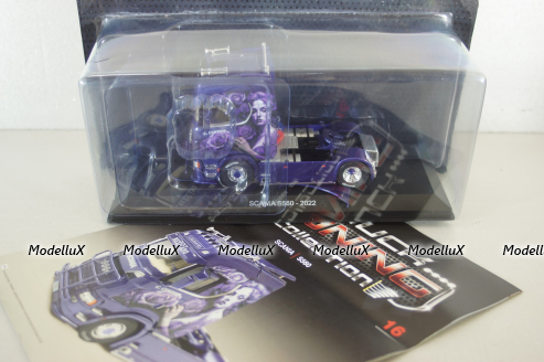 Scania S 560 2022, blue, Truck Tuning Collection #16, Hachette 1:43