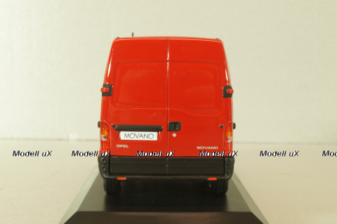 Opel Movano 2003 van hight roof, red, Norev 1:43
