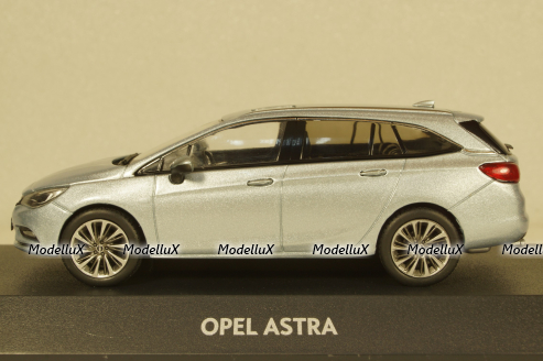 Opel Astra K Sports tourer, diamond blue, iScale 1:43